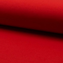Tissu Jogging Uni Rouge