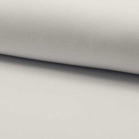 Tissu Jogging Uni Blanc