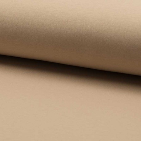 Tissu Jogging Uni Sable