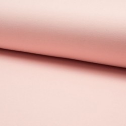 Tissu Jogging Uni Rose Pale 