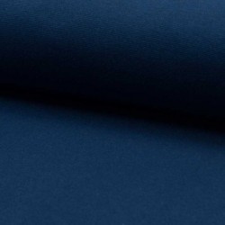 Tissu Bord Cote Uni Indigo 