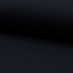 Tissu Bord Cote Uni Marine