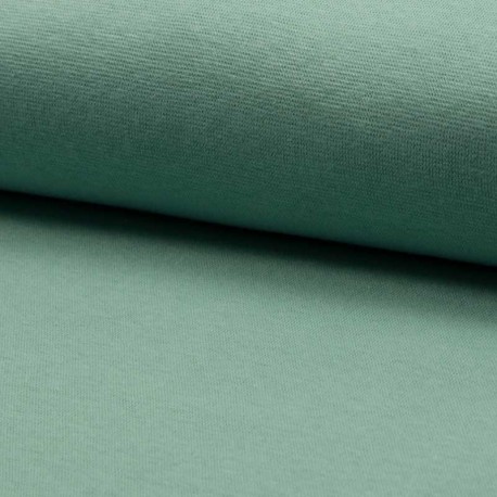 Tissu Bord Cote Uni Amande