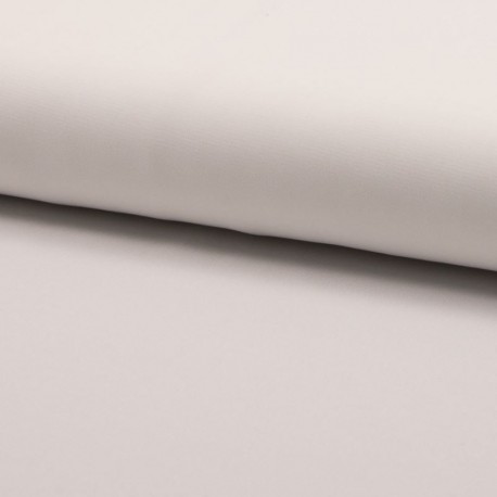 Tissu Mousseline Unie Ivoire