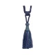 Embrasse pompon perle organza