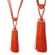 Embrasse pompon organdy perle diamant