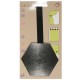 Magnet en résine hexagone nacré
