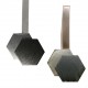 Magnet en resine double hexagones