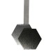 Magnet en resine double hexagones