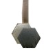 Magnet en resine double hexagones