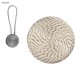 Magnet recouvert de fil rond