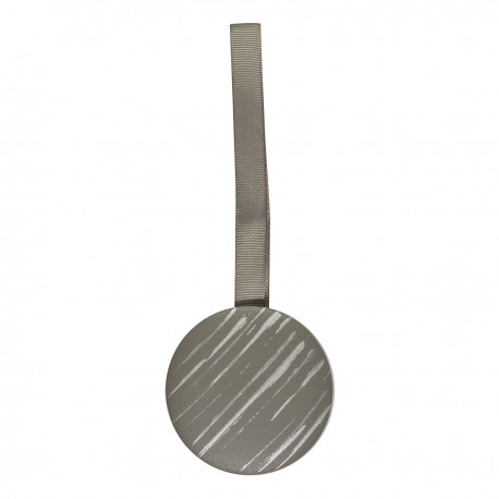 Magnet rond bois patiné