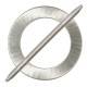 Broche pour rideaux ronde recouverte de fil