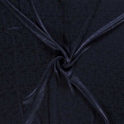 Tissu Satiné Marine 