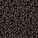 Tissu Jersey Viscose Imprimé Plume Noir 