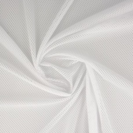 Tissu Filet Mesh Blanc 