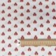 Tissu Cretonne Bio Coccinelles Blanc 