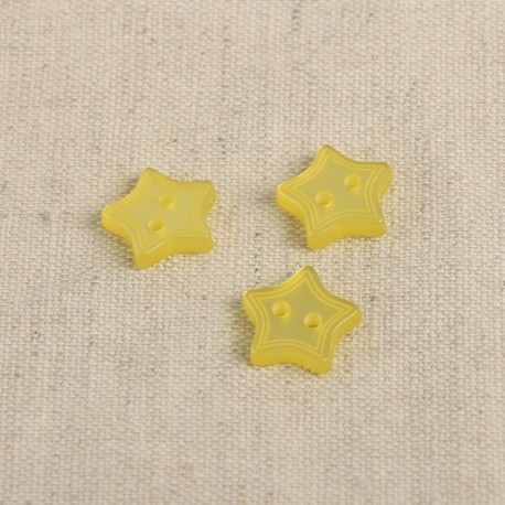 Bouton 2 trous étoile