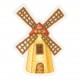 Ecusson thème la ferme - Moulin