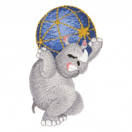 Ecusson animaux statues - Atlas