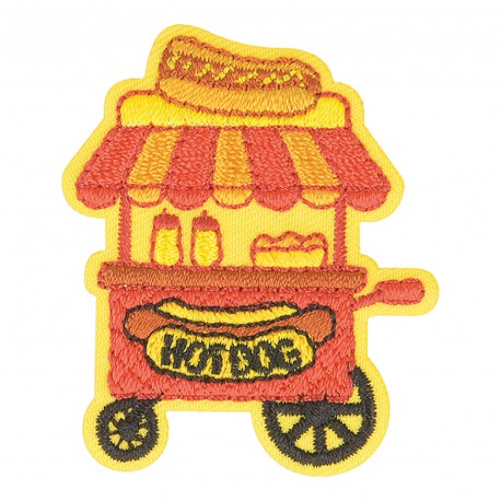Ecusson food truck - Hot dog
