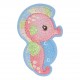 Ecusson aquatique - Hippocampe