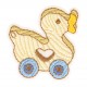 Ecusson jouet en bois - Canard