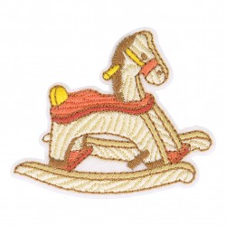 Ecusson jouet en bois - Cheval
