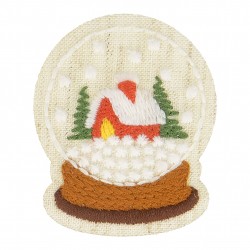 Ecusson c'est noël - Boule noël