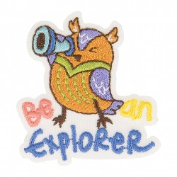 Ecusson au camping - Be an explorer
