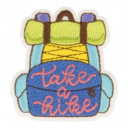 Ecusson au camping - Take a hike