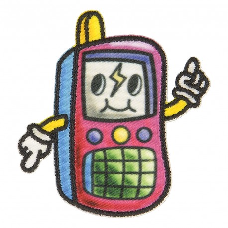 Ecusson fun - Téléphone