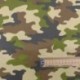 Tissu Coton Imprimé Armée