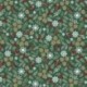 Tissu Noël Imprimé Vosges Vert 