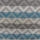 Tissu Jacquard Chenillé Bleu 