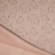 Tissu Polaire Imprimé Elephant Rose