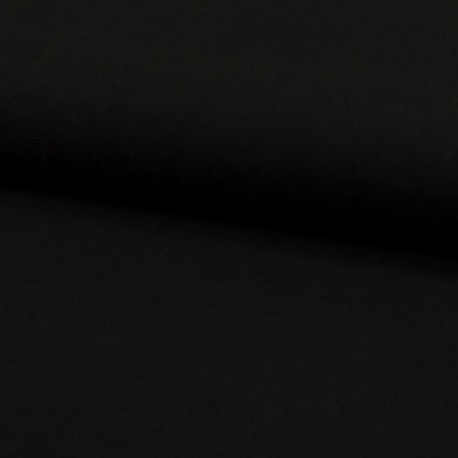 Tissu Crepe Viscose Uni Noir 