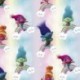 Tissu Licence Trolls Pop Imprimé Multico