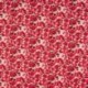 Tissu Viscose Imprimé Cercle Mix Rouge 