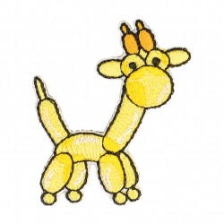 Ecusson animaux ballon - Girafe