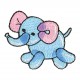Ecusson animaux ballon - Eléphant