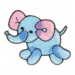 Ecusson animaux ballon - Eléphant