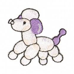 Ecusson animaux ballon - Chien