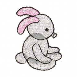 Ecusson animaux ballon - Lapin