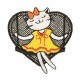 Ecusson animaux cool - Chatte