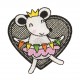 Ecusson animaux cool - Souris