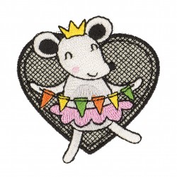 Ecusson animaux cool - Souris