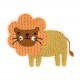 Ecusson animaux mignons - Lion
