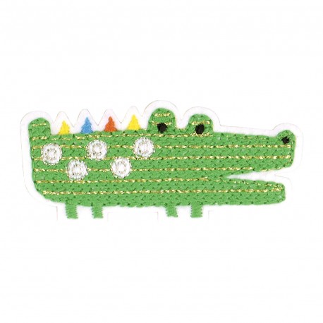 Ecusson animaux mignons - Crocodile