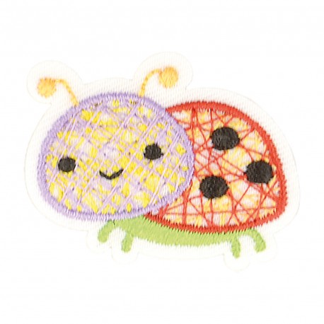 Ecusson joli monde de la nature - Coccinelle